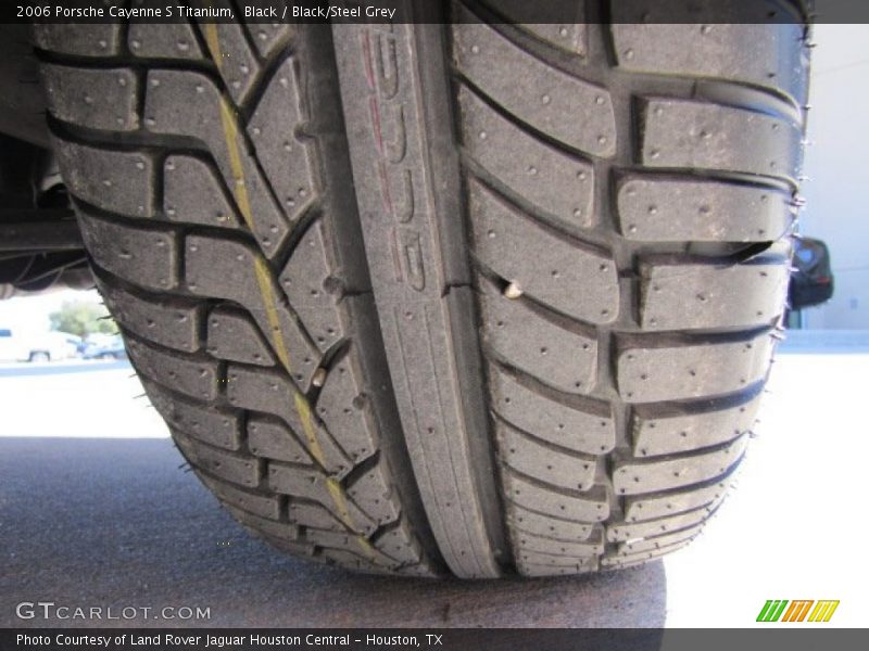 Black / Black/Steel Grey 2006 Porsche Cayenne S Titanium