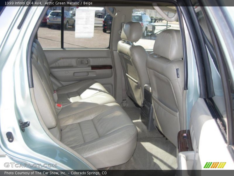 Arctic Green Metallic / Beige 1999 Infiniti QX4 4x4