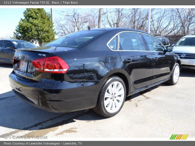 Black / Titan Black 2013 Volkswagen Passat TDI SE