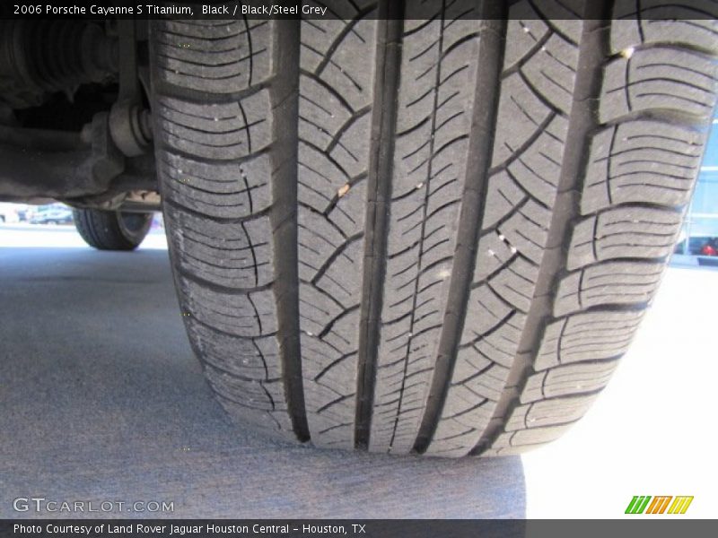 Black / Black/Steel Grey 2006 Porsche Cayenne S Titanium