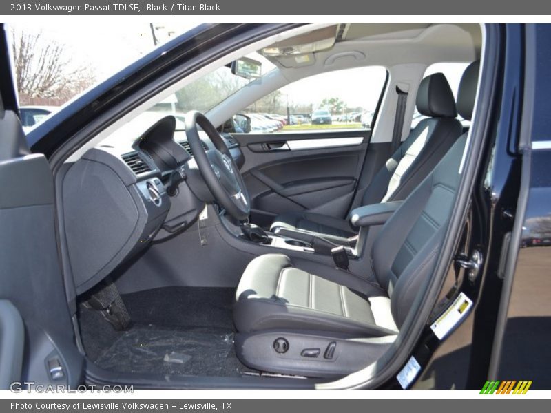 Black / Titan Black 2013 Volkswagen Passat TDI SE