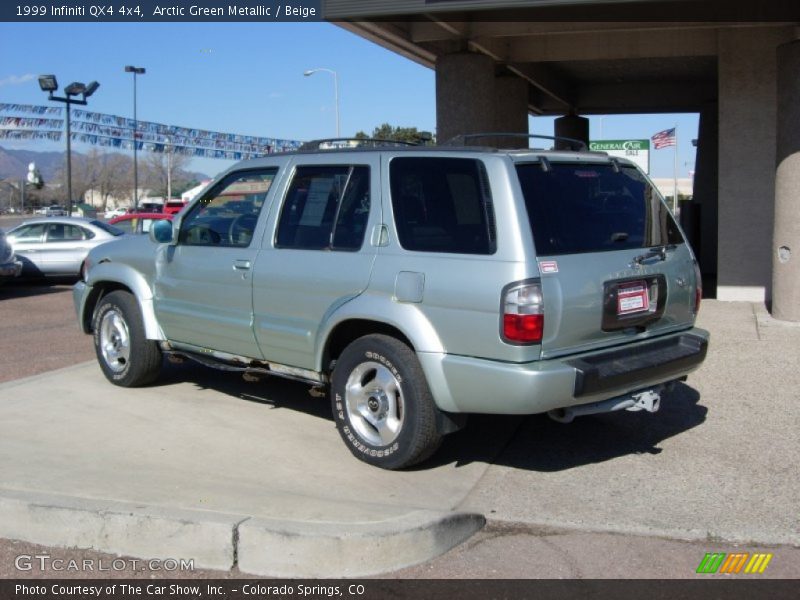 Arctic Green Metallic / Beige 1999 Infiniti QX4 4x4