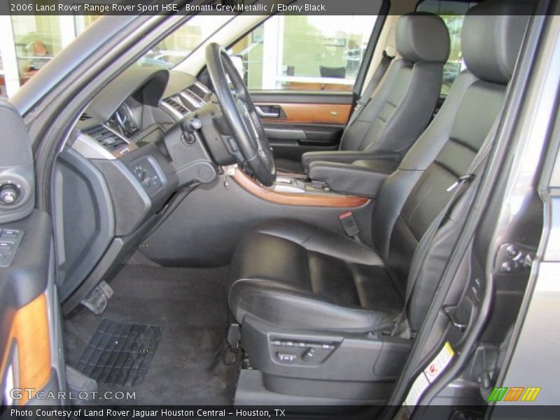 Front Seat of 2006 Range Rover Sport HSE