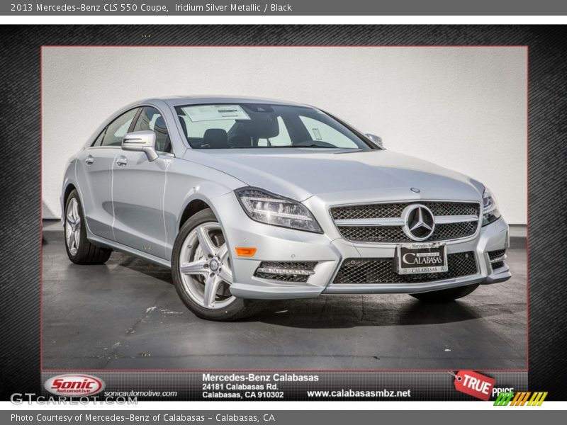 Iridium Silver Metallic / Black 2013 Mercedes-Benz CLS 550 Coupe