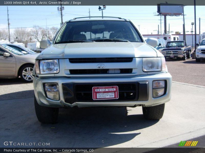 Arctic Green Metallic / Beige 1999 Infiniti QX4 4x4