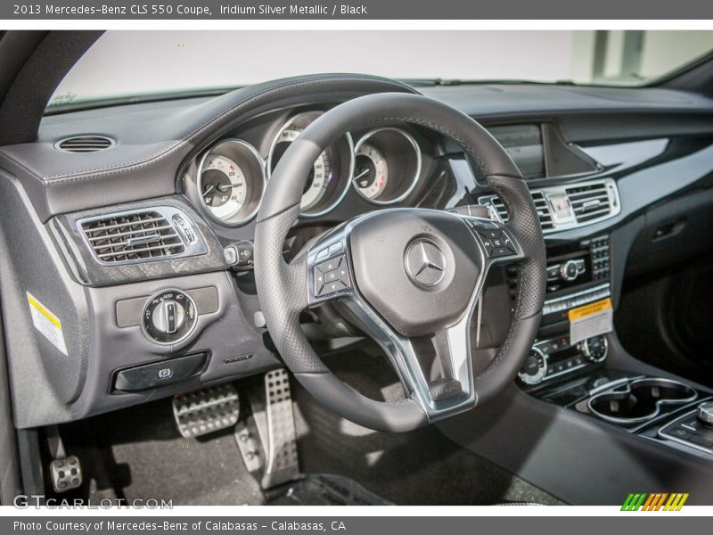 Iridium Silver Metallic / Black 2013 Mercedes-Benz CLS 550 Coupe