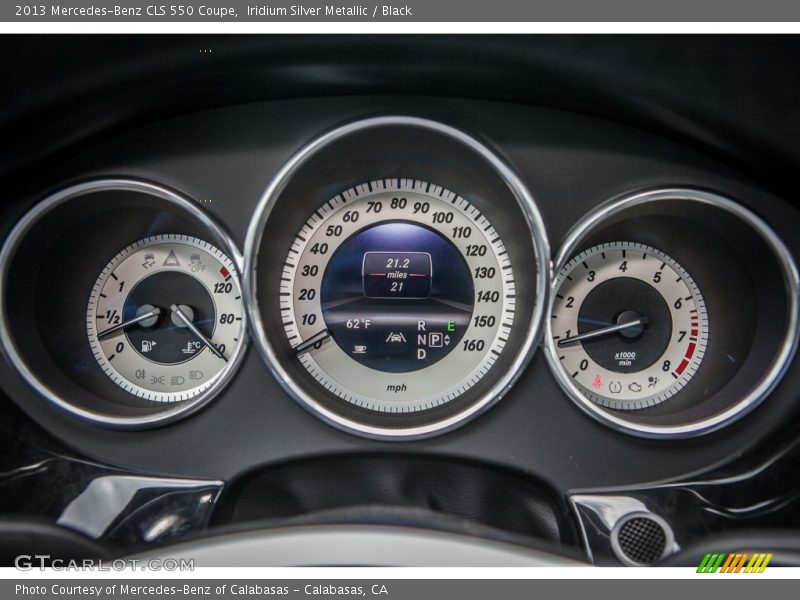 Iridium Silver Metallic / Black 2013 Mercedes-Benz CLS 550 Coupe