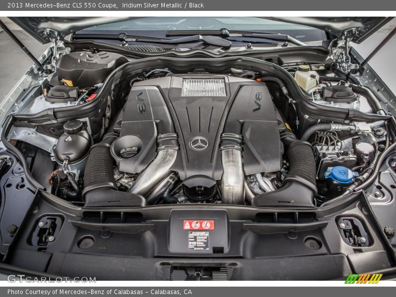 Iridium Silver Metallic / Black 2013 Mercedes-Benz CLS 550 Coupe