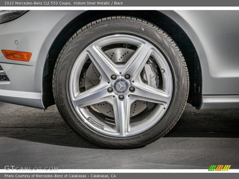 Iridium Silver Metallic / Black 2013 Mercedes-Benz CLS 550 Coupe
