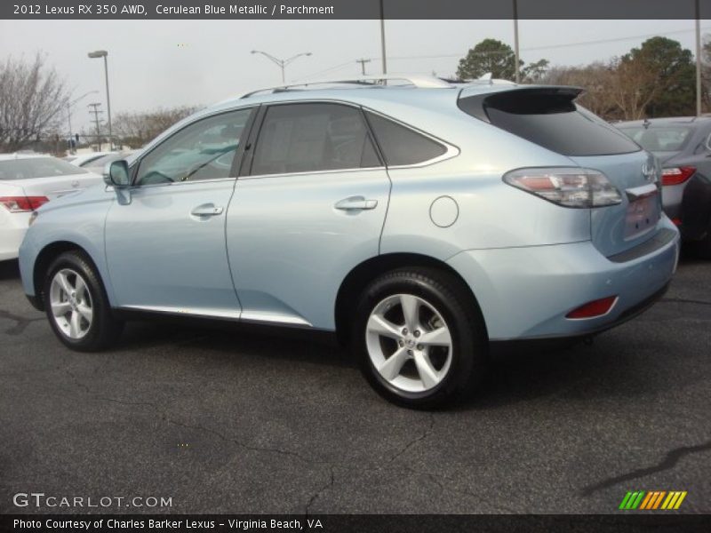 Cerulean Blue Metallic / Parchment 2012 Lexus RX 350 AWD