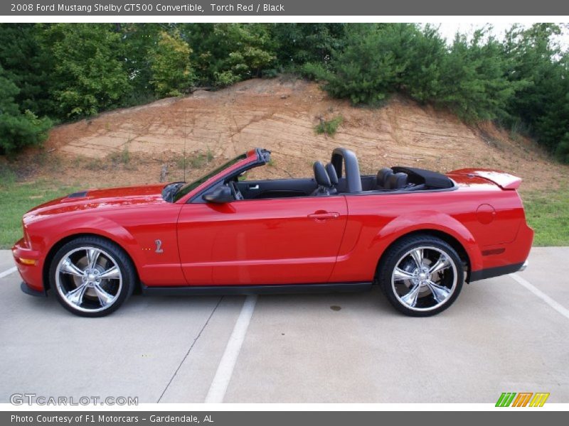  2008 Mustang Shelby GT500 Convertible Torch Red