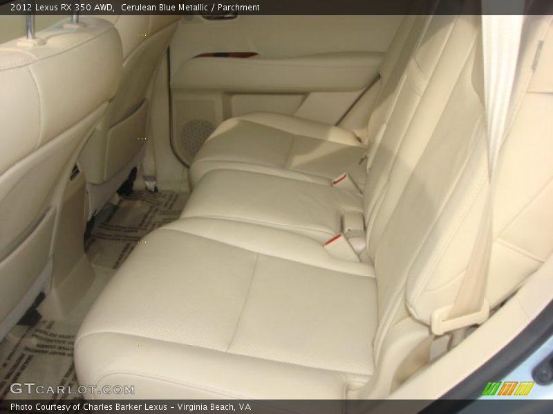 Cerulean Blue Metallic / Parchment 2012 Lexus RX 350 AWD