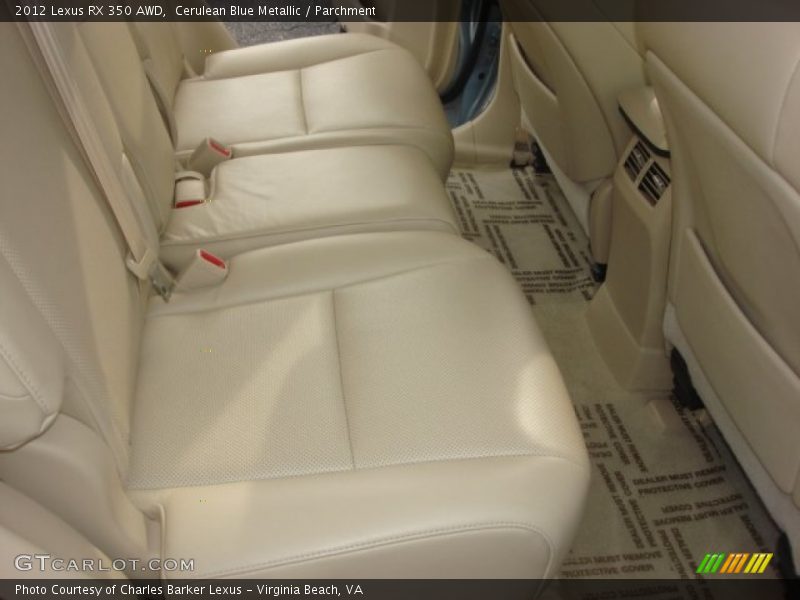Cerulean Blue Metallic / Parchment 2012 Lexus RX 350 AWD