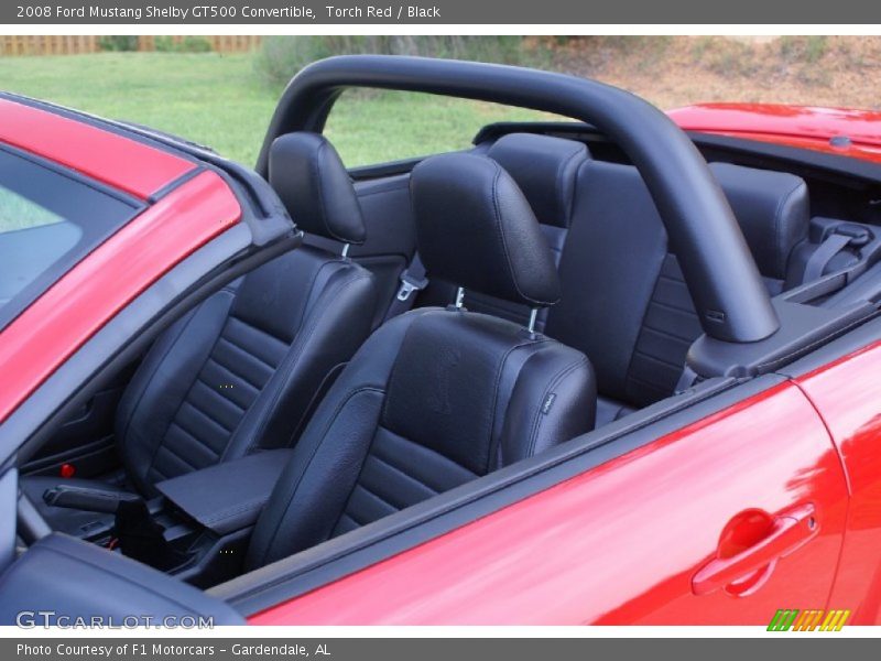 Torch Red / Black 2008 Ford Mustang Shelby GT500 Convertible