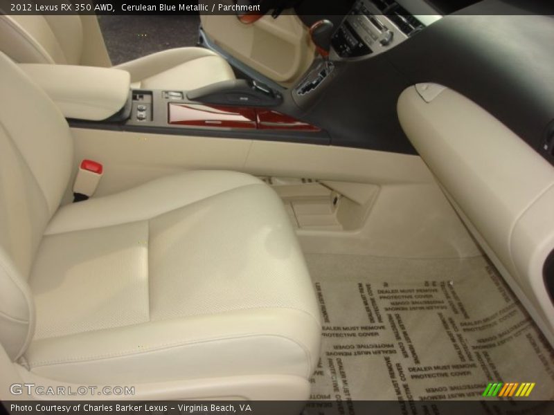 Cerulean Blue Metallic / Parchment 2012 Lexus RX 350 AWD