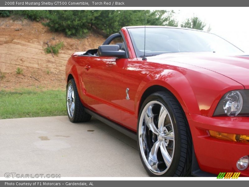 Torch Red / Black 2008 Ford Mustang Shelby GT500 Convertible