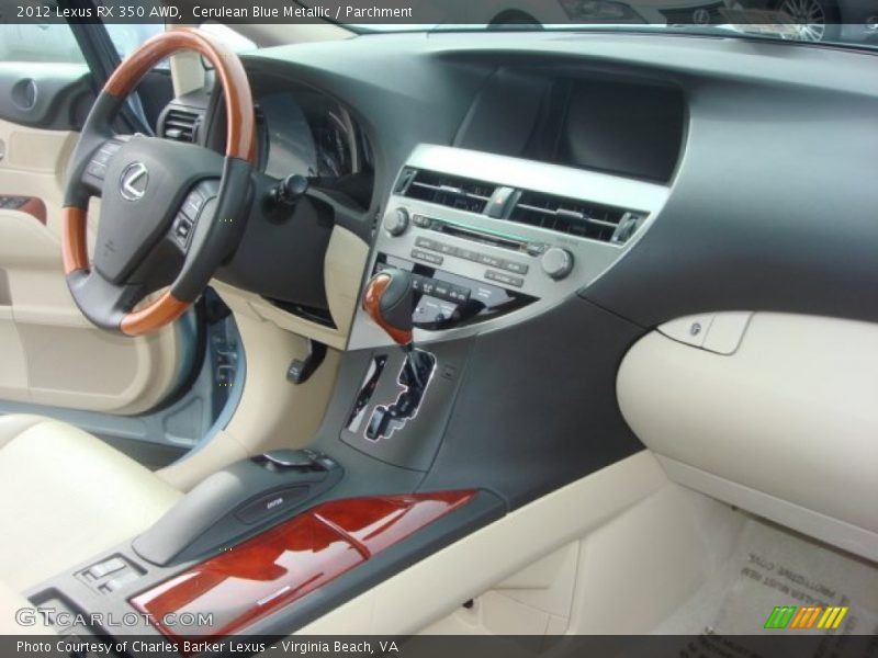 Cerulean Blue Metallic / Parchment 2012 Lexus RX 350 AWD
