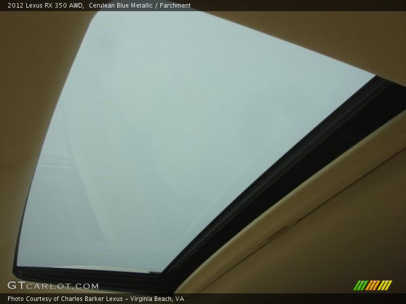 Cerulean Blue Metallic / Parchment 2012 Lexus RX 350 AWD