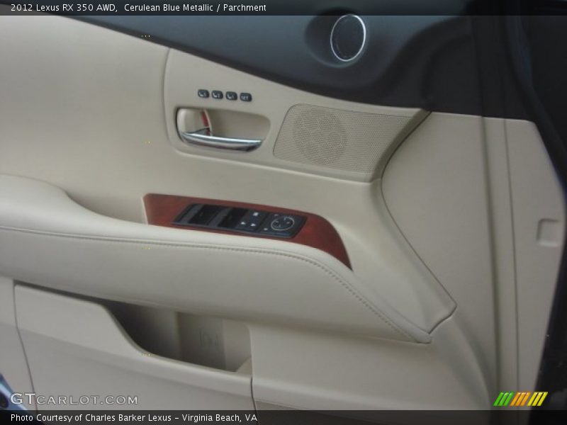 Cerulean Blue Metallic / Parchment 2012 Lexus RX 350 AWD