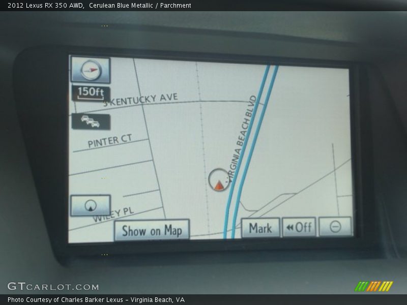 Cerulean Blue Metallic / Parchment 2012 Lexus RX 350 AWD