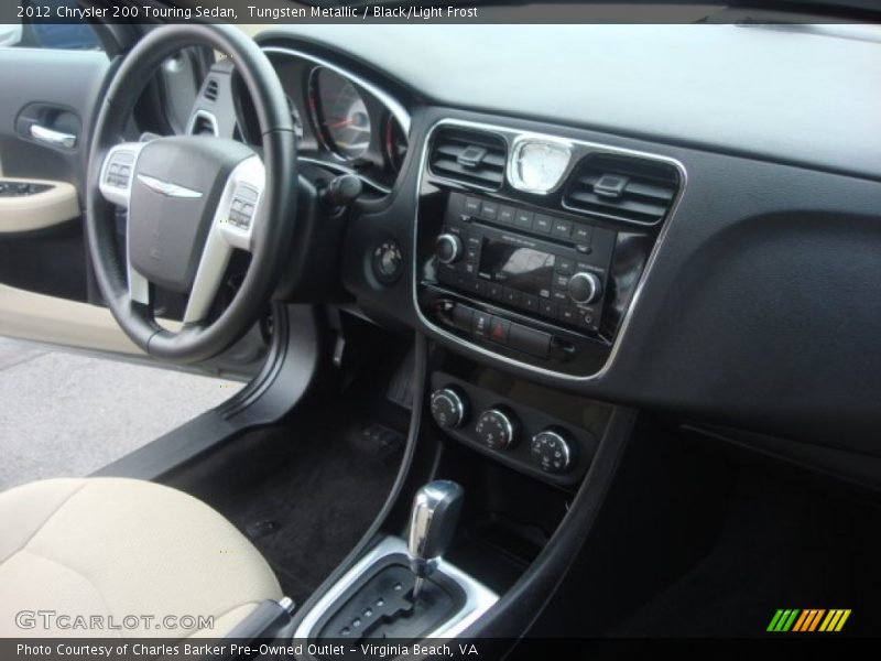 Tungsten Metallic / Black/Light Frost 2012 Chrysler 200 Touring Sedan