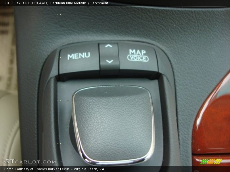 Cerulean Blue Metallic / Parchment 2012 Lexus RX 350 AWD