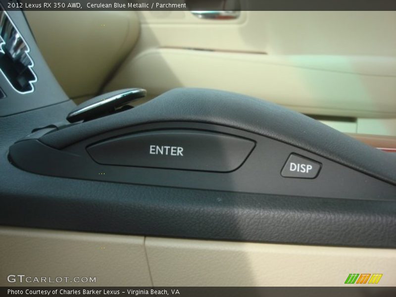 Cerulean Blue Metallic / Parchment 2012 Lexus RX 350 AWD