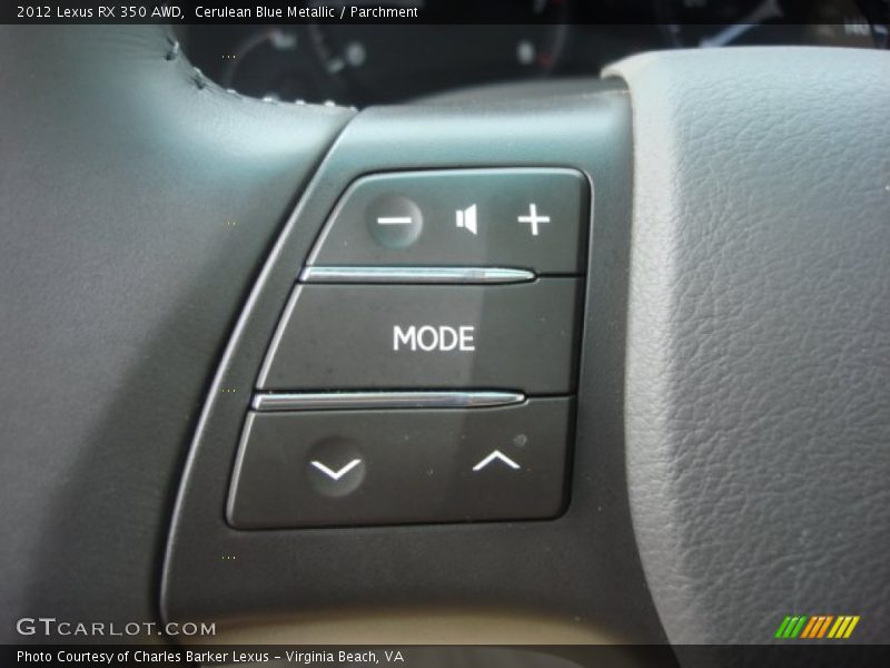 Cerulean Blue Metallic / Parchment 2012 Lexus RX 350 AWD