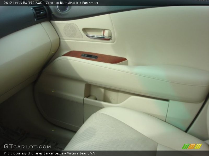 Cerulean Blue Metallic / Parchment 2012 Lexus RX 350 AWD