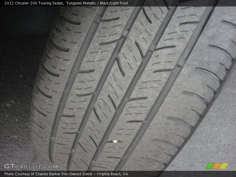Tungsten Metallic / Black/Light Frost 2012 Chrysler 200 Touring Sedan