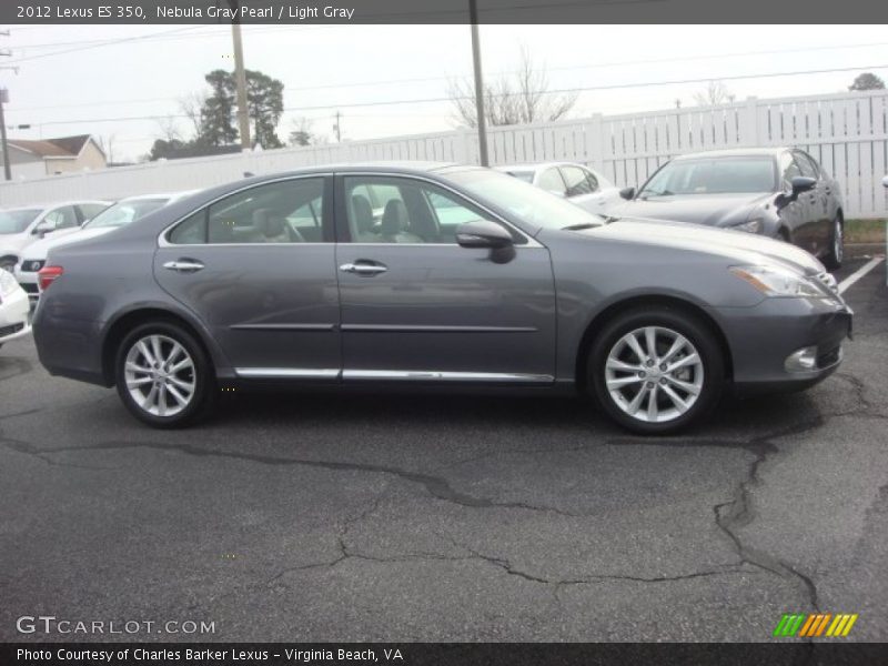 Nebula Gray Pearl / Light Gray 2012 Lexus ES 350
