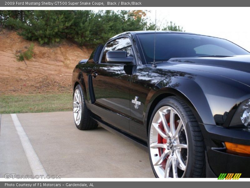 Black / Black/Black 2009 Ford Mustang Shelby GT500 Super Snake Coupe