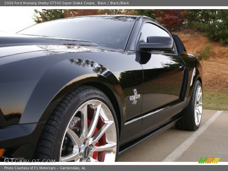 Black / Black/Black 2009 Ford Mustang Shelby GT500 Super Snake Coupe