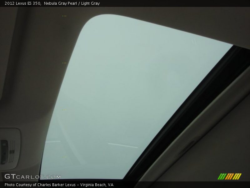 Nebula Gray Pearl / Light Gray 2012 Lexus ES 350