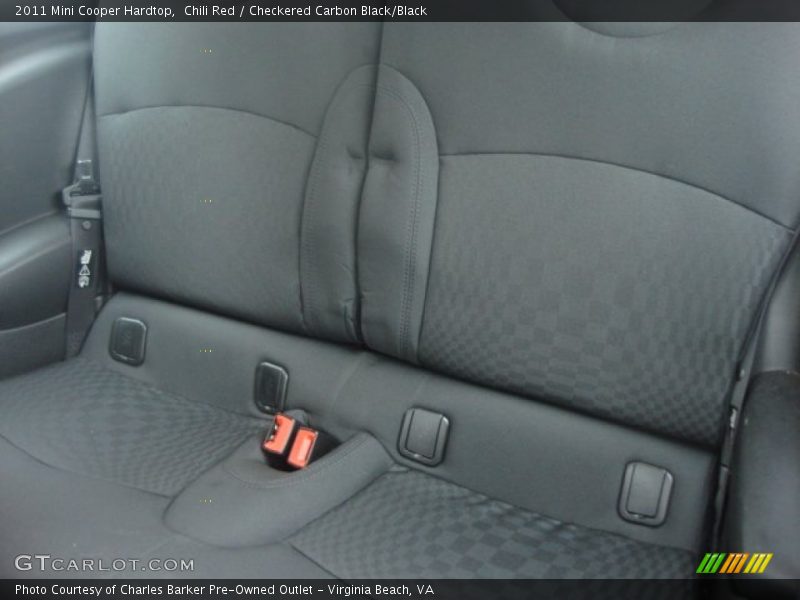 Chili Red / Checkered Carbon Black/Black 2011 Mini Cooper Hardtop