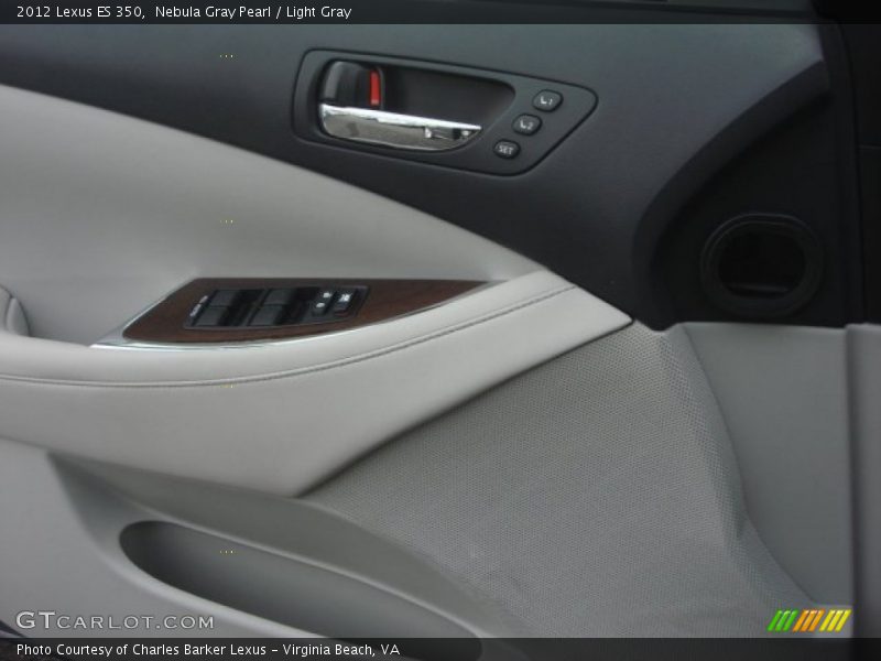 Nebula Gray Pearl / Light Gray 2012 Lexus ES 350