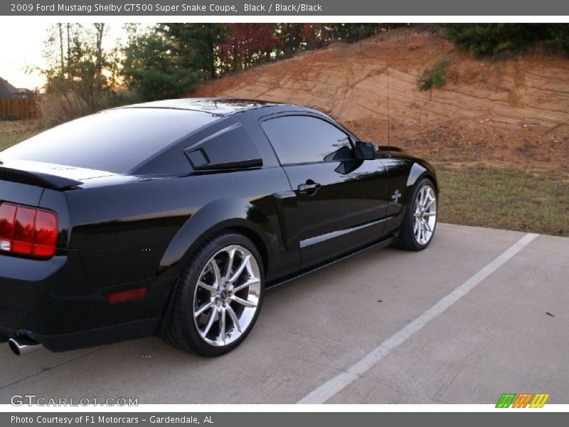 Black / Black/Black 2009 Ford Mustang Shelby GT500 Super Snake Coupe