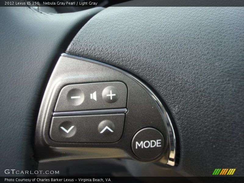 Nebula Gray Pearl / Light Gray 2012 Lexus ES 350