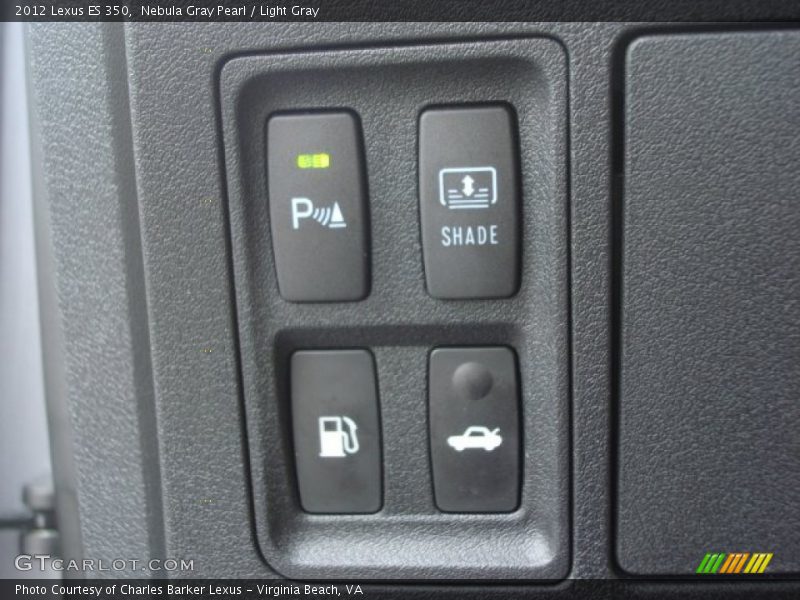 Nebula Gray Pearl / Light Gray 2012 Lexus ES 350