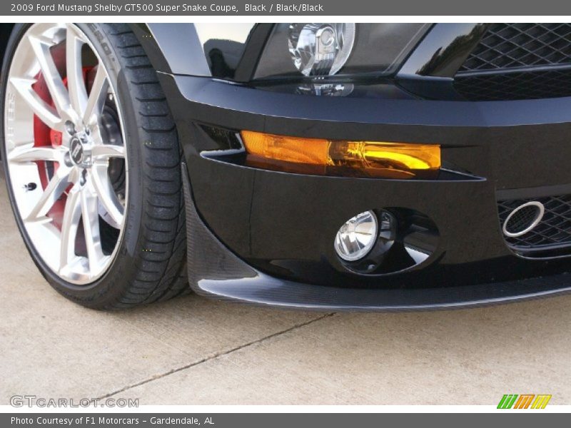 Black / Black/Black 2009 Ford Mustang Shelby GT500 Super Snake Coupe