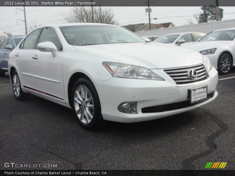 Starfire White Pearl / Parchment 2012 Lexus ES 350