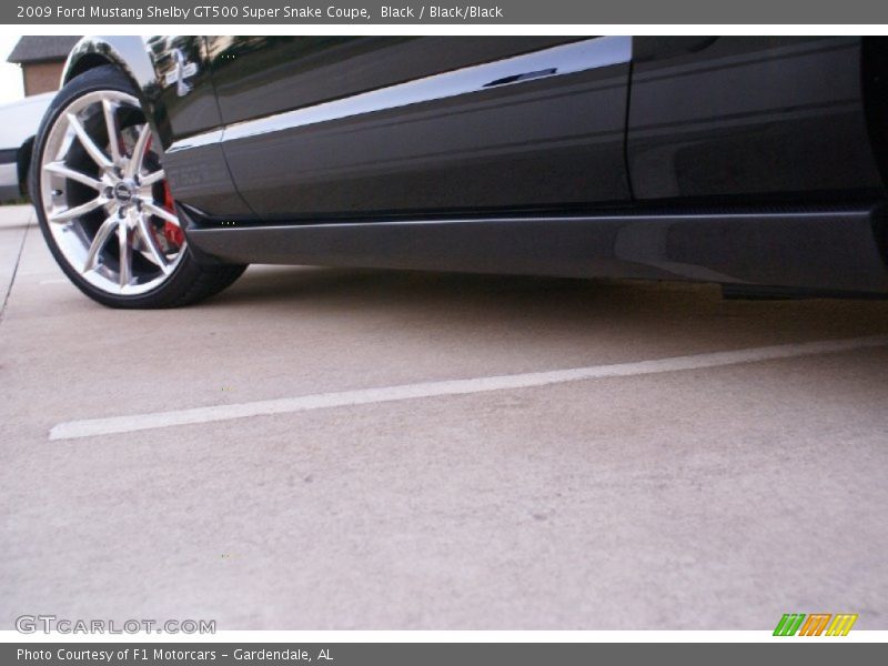 Black / Black/Black 2009 Ford Mustang Shelby GT500 Super Snake Coupe