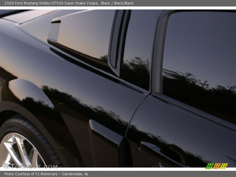 Black / Black/Black 2009 Ford Mustang Shelby GT500 Super Snake Coupe