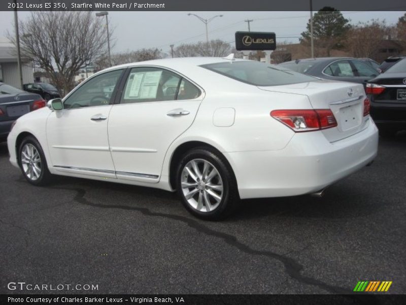 Starfire White Pearl / Parchment 2012 Lexus ES 350