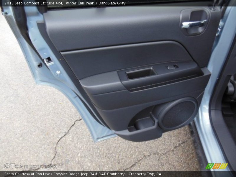 Winter Chill Pearl / Dark Slate Gray 2013 Jeep Compass Latitude 4x4