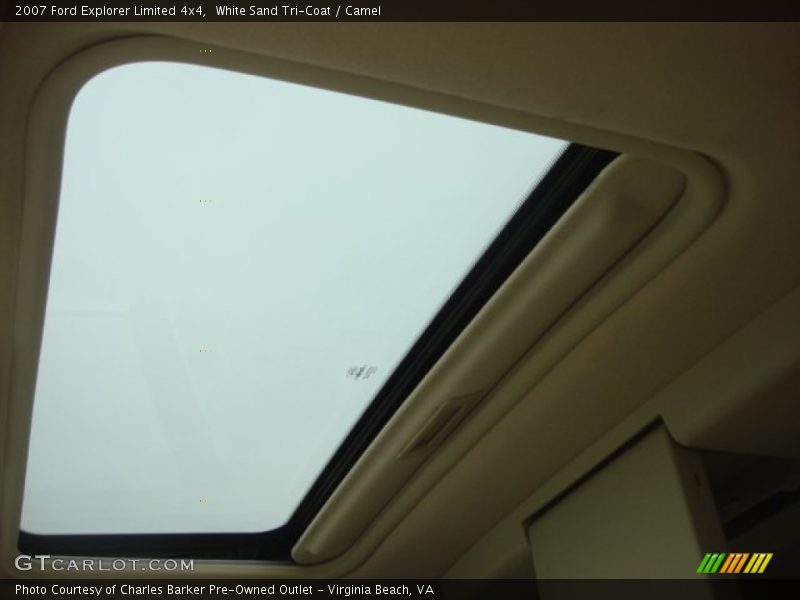 White Sand Tri-Coat / Camel 2007 Ford Explorer Limited 4x4