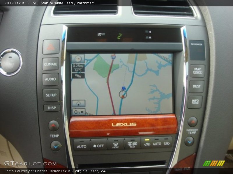 Starfire White Pearl / Parchment 2012 Lexus ES 350