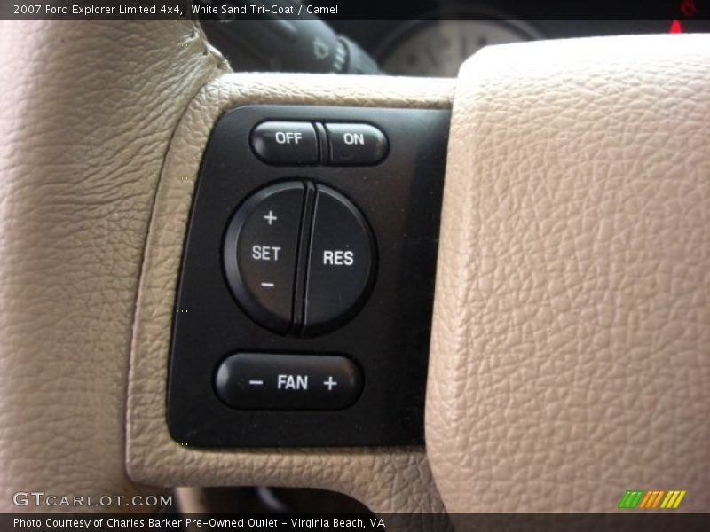 Controls of 2007 Explorer Limited 4x4