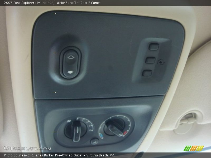 Controls of 2007 Explorer Limited 4x4