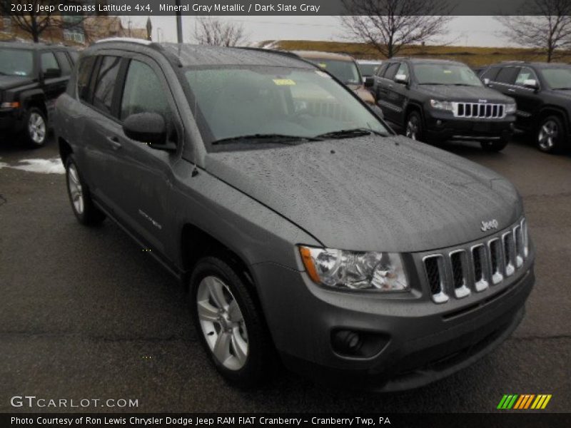 Mineral Gray Metallic / Dark Slate Gray 2013 Jeep Compass Latitude 4x4